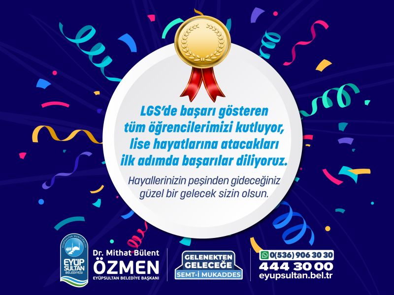 LGS'de başarılarıyla bizleri gururlandıran tüm öğrencilerimizi gönülden tebrik ediyoruz